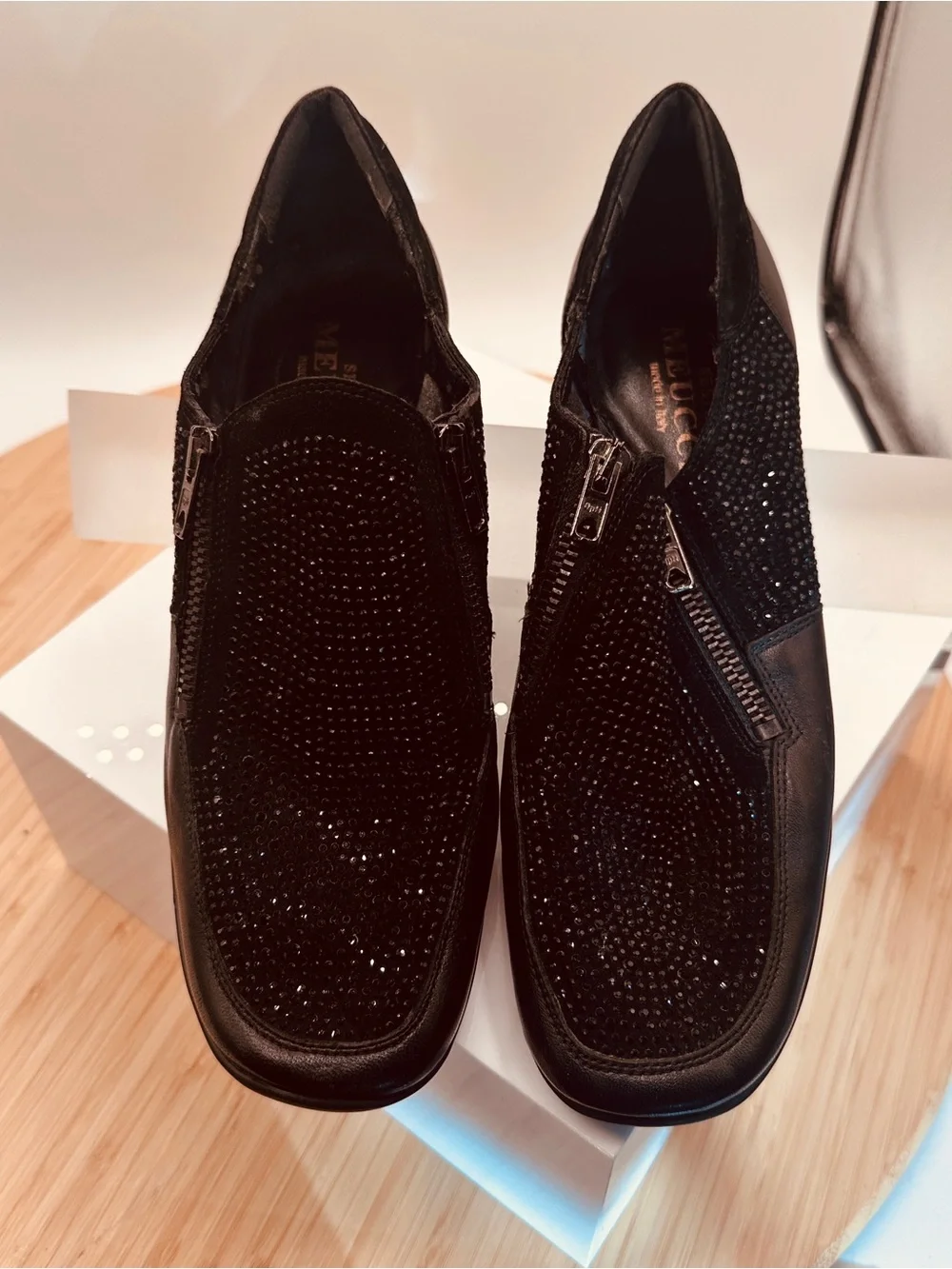 Sesto Meucci sparkly loafers Size 8